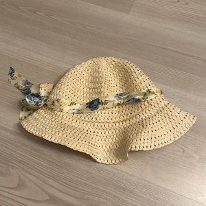 Women's Woven Ribbon Summer Hat
